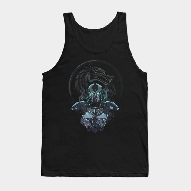 Grey Cyborg Tank Top by Gleydson Barboza